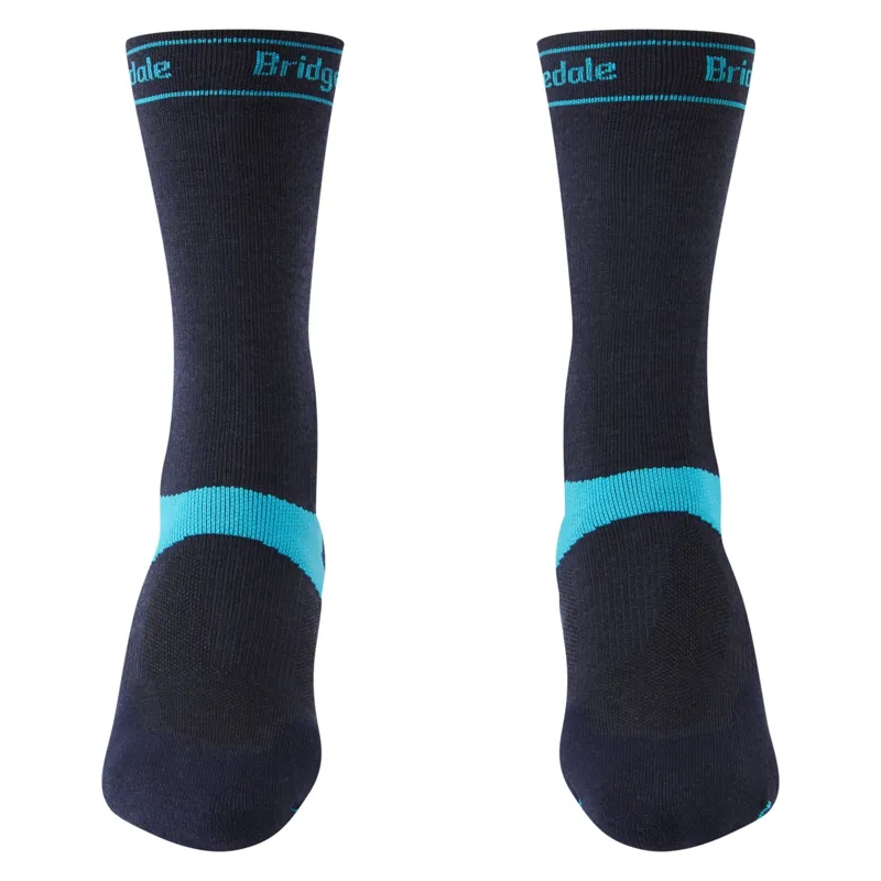 Bridgedale Mid-Season Weight T2 Merino Womens Sport MTB Socks Navy-1